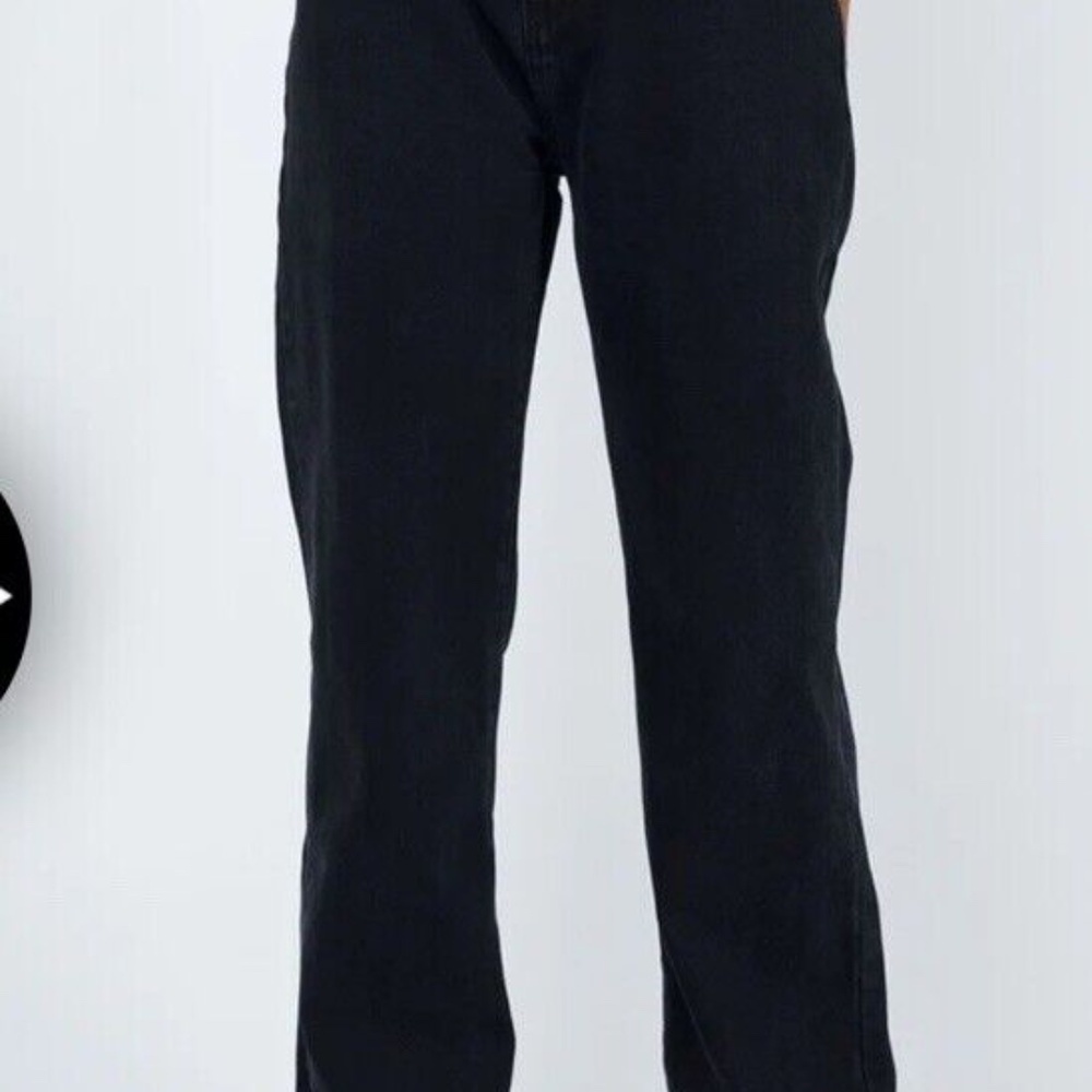 Princess Polly Carey Denim Jeans Black Size 6 NWT - Picture 9 of 9